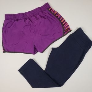 Tek Gear Exercise Bundle 2pc Workout Capri Leggings & Shorts 5/$25